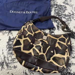 Dooney & Bourke cow hyde print purse